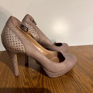 Style & Co. Shimmering Taupe Heels